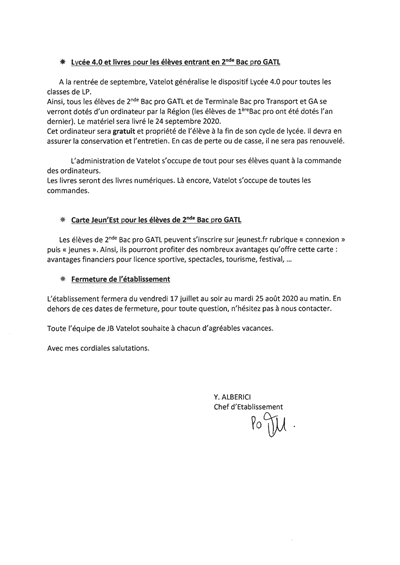 Circulaire De Rentree Lycee Professionnel